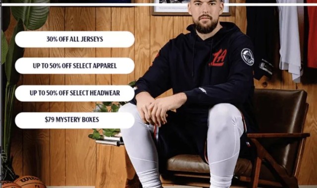 星空体育官网下载入口-快船官方用祖巴茨当模特做促销，美媒调侃“在卖祖巴茨？”